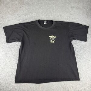 Vtg 90s Bad Boy Club T Shirt Men's  Size Large Rare Big Print Distressed Fear Me